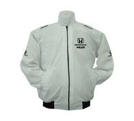Honda Pilot Vintage Racing Jacket – White Motorsport Edition | DASH RACEGEAR