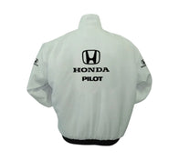 Honda Pilot Vintage Racing Jacket – White Motorsport Edition | DASH RACEGEAR