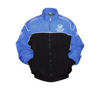 Honda Pilot Vintage Racing Jacket – Blue & Black Motorsport Edition | DASH RACEGEAR