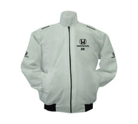 Honda Fit Vintage Racing Jacket – White Motorsport Edition | DASH RACEGEAR