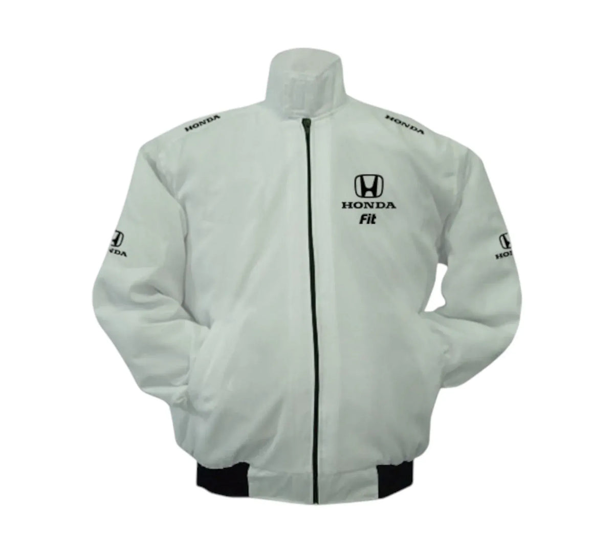 Honda Fit Vintage Racing Jacket – White Motorsport Edition | DASH RACEGEAR