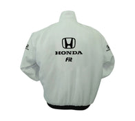 Honda Fit Vintage Racing Jacket – White Motorsport Edition | DASH RACEGEAR