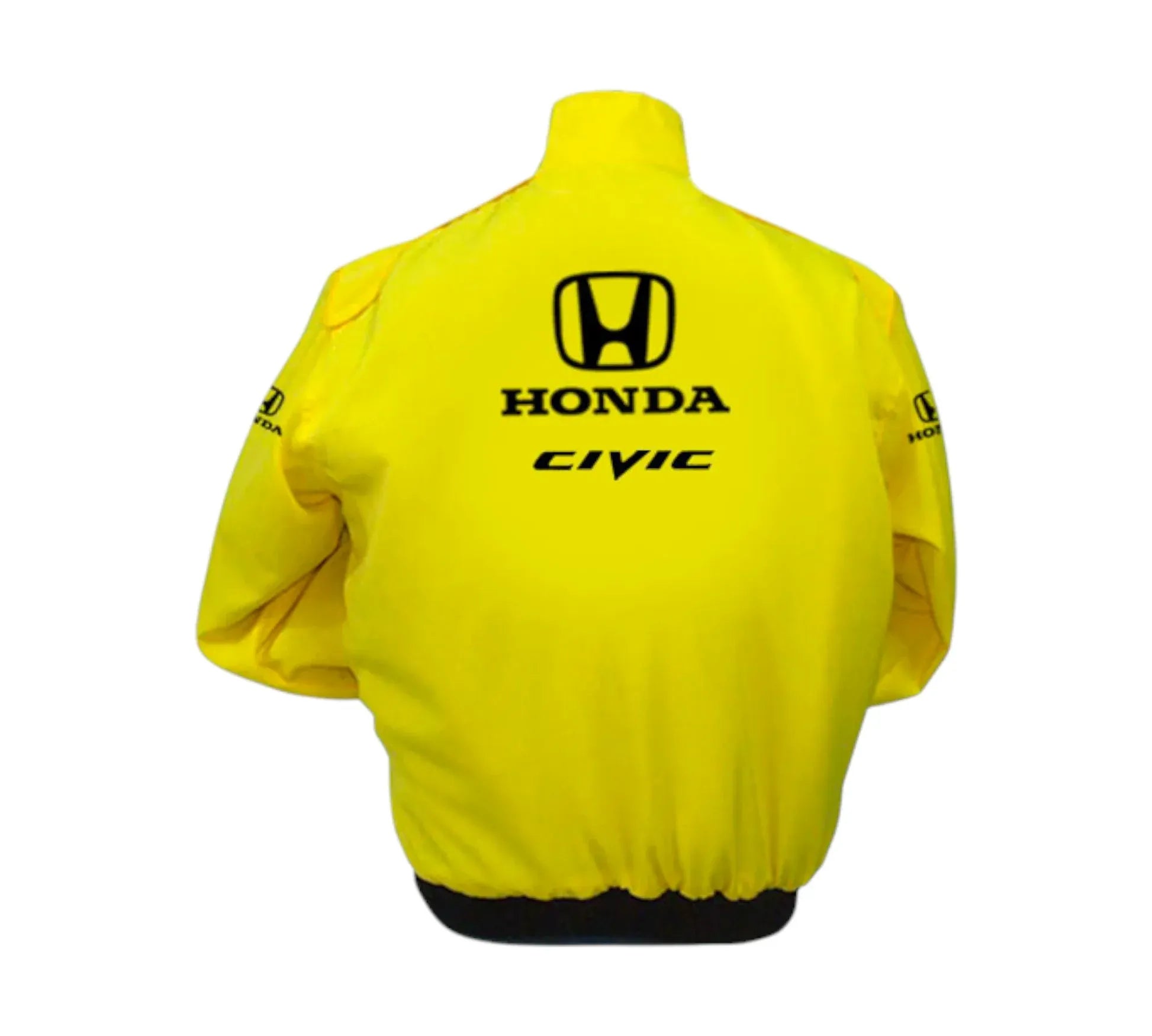 Honda Civic Racing Vintage Jacket – Yellow Edition | DASH RACEGEAR