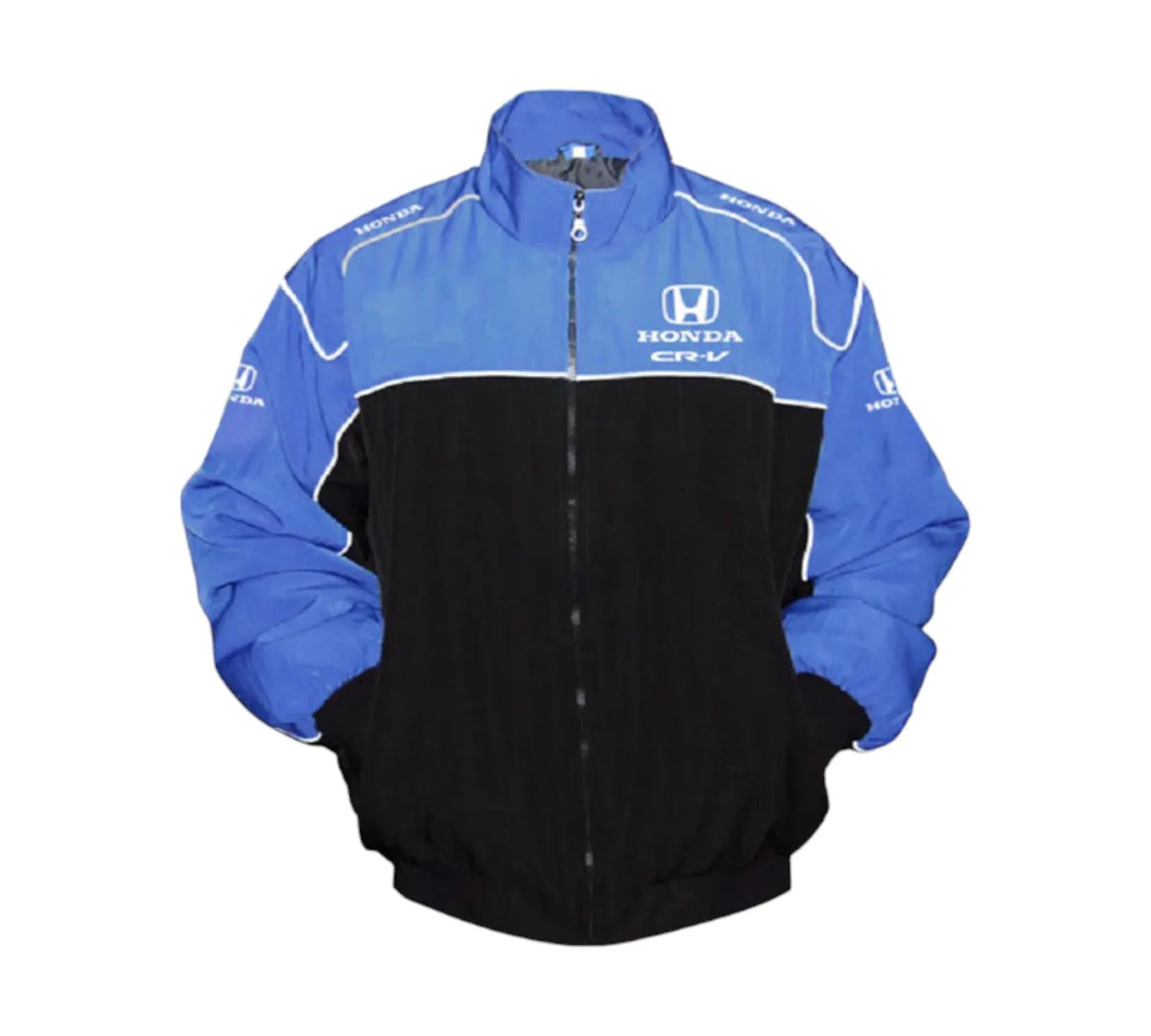 Honda CR-V Racing Jacket Vintage Style – Blue Black Motorsport Edition | DASH RACEGEAR