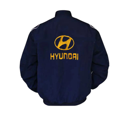 Hyundai Racing Jacket Dark Blue Vintage | DASH RACEGEAR