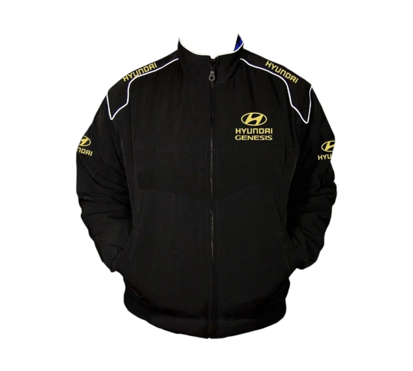 Hyundai Genesis Racing Jacket Black Vintage | DASH RACEGEAR