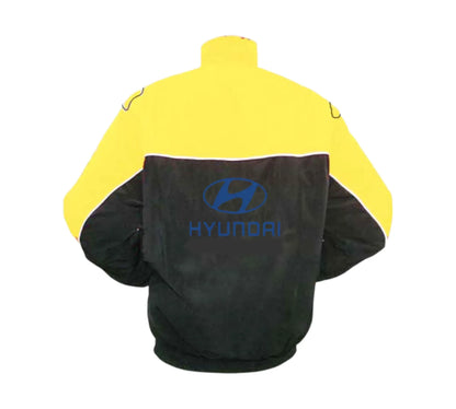 Hyundai Racing Jacket Yellow & Black Vintage | DASH RACEGEAR