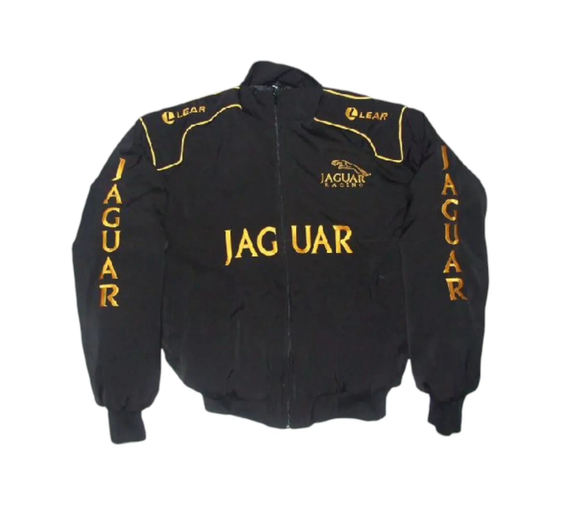Jaguar Lear Racing Jacket Black Vintage | DASH RACEGEAR