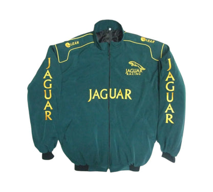 Jaguar Lear Racing Jacket Dark Green | DASH RACEGEAR