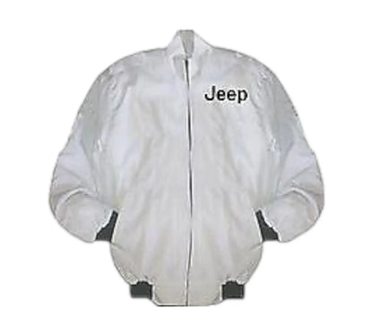 Jeep Racing Jacket White Vintage | DASH RACEGEAR