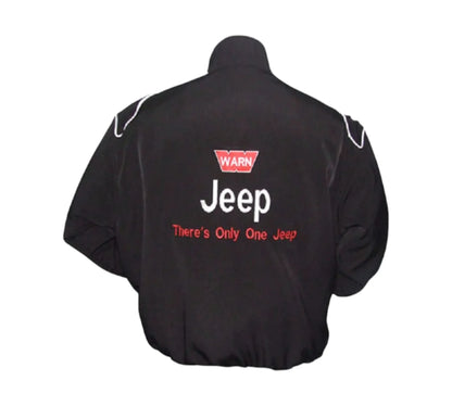 Jeep Racing Jacket Black Vintage | DASH RACEGEAR