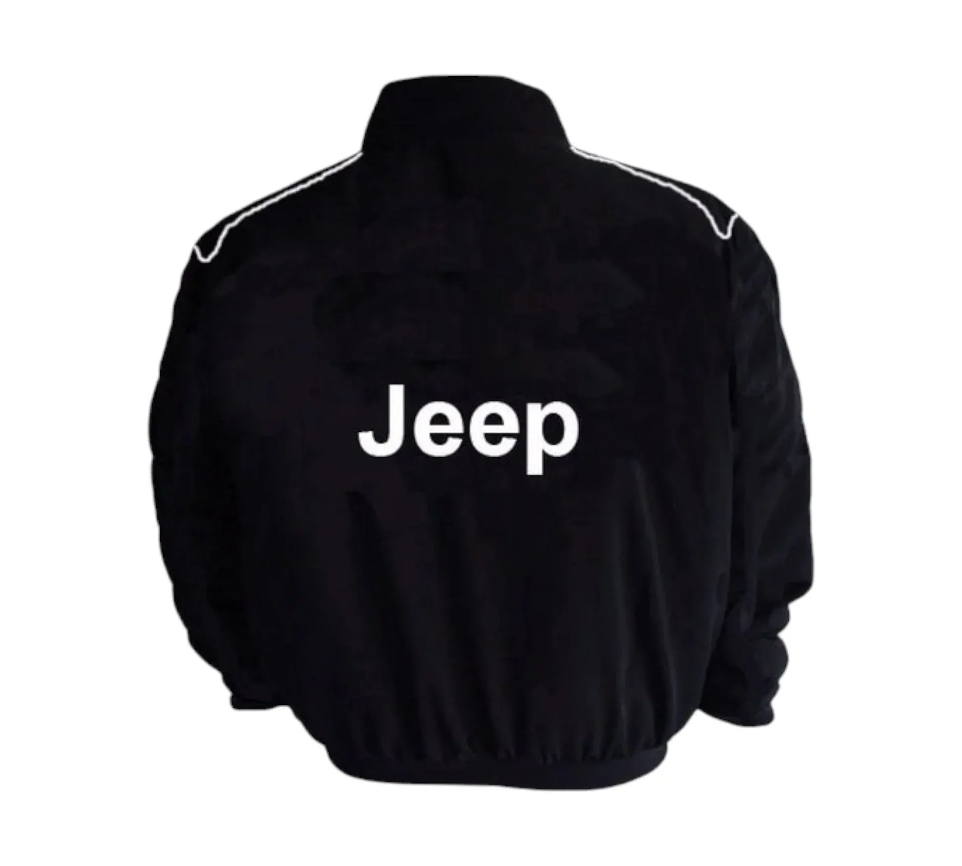 Jeep Racing Jacket Black with Piping | DASH RACEGEAR
