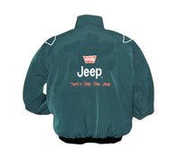 Jeep Racing Jacket Dark Green Vintage | DASH RACEGEAR