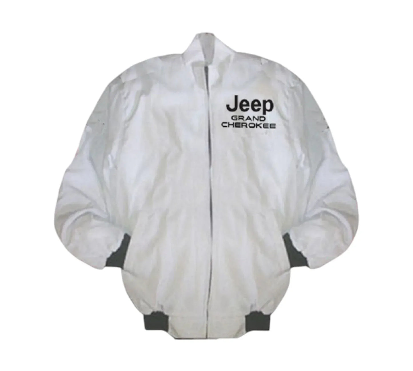 Jeep Grand Cherokee Racing Jacket White | DASH RACEGEAR