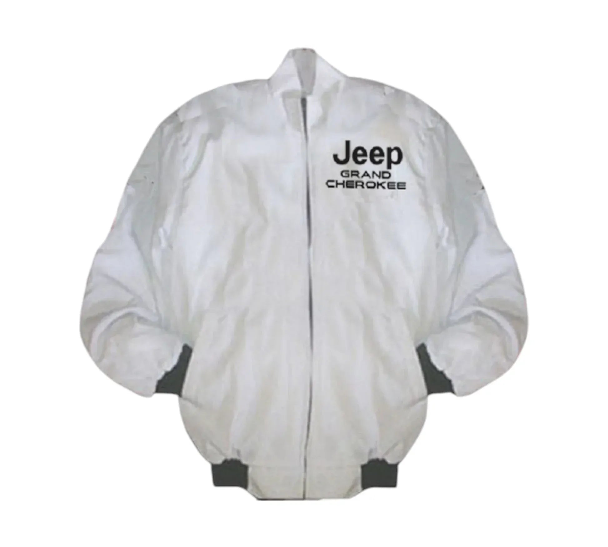 Jeep Grand Cherokee Racing Jacket White | DASH RACEGEAR