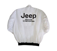 Jeep Grand Cherokee Racing Jacket White | DASH RACEGEAR