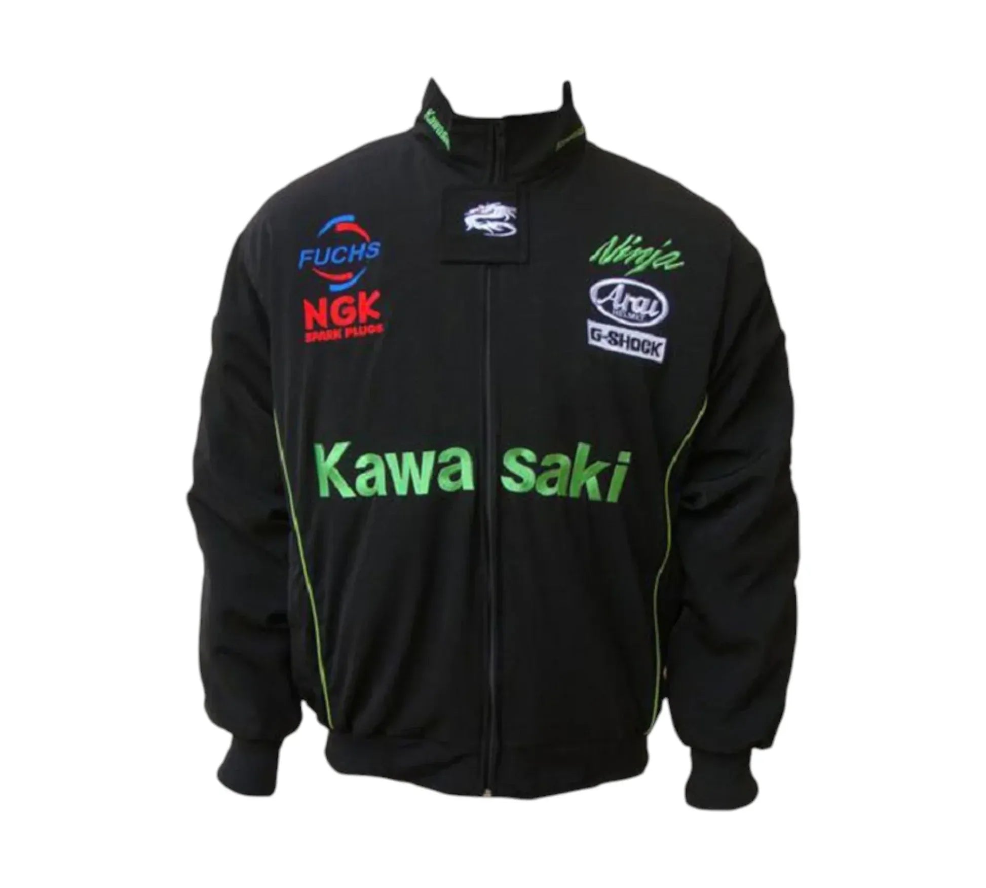 Kawasaki Ninja Racing Jacket Black | DASH RACEGEAR