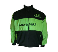Kawasaki Racing Jacket Black Green | DASH RACEGEAR