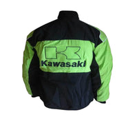 Kawasaki Racing Jacket Black Green | DASH RACEGEAR