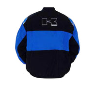 Kawasaki Racing Jacket Black Royal Blue | DASH RACEGEAR