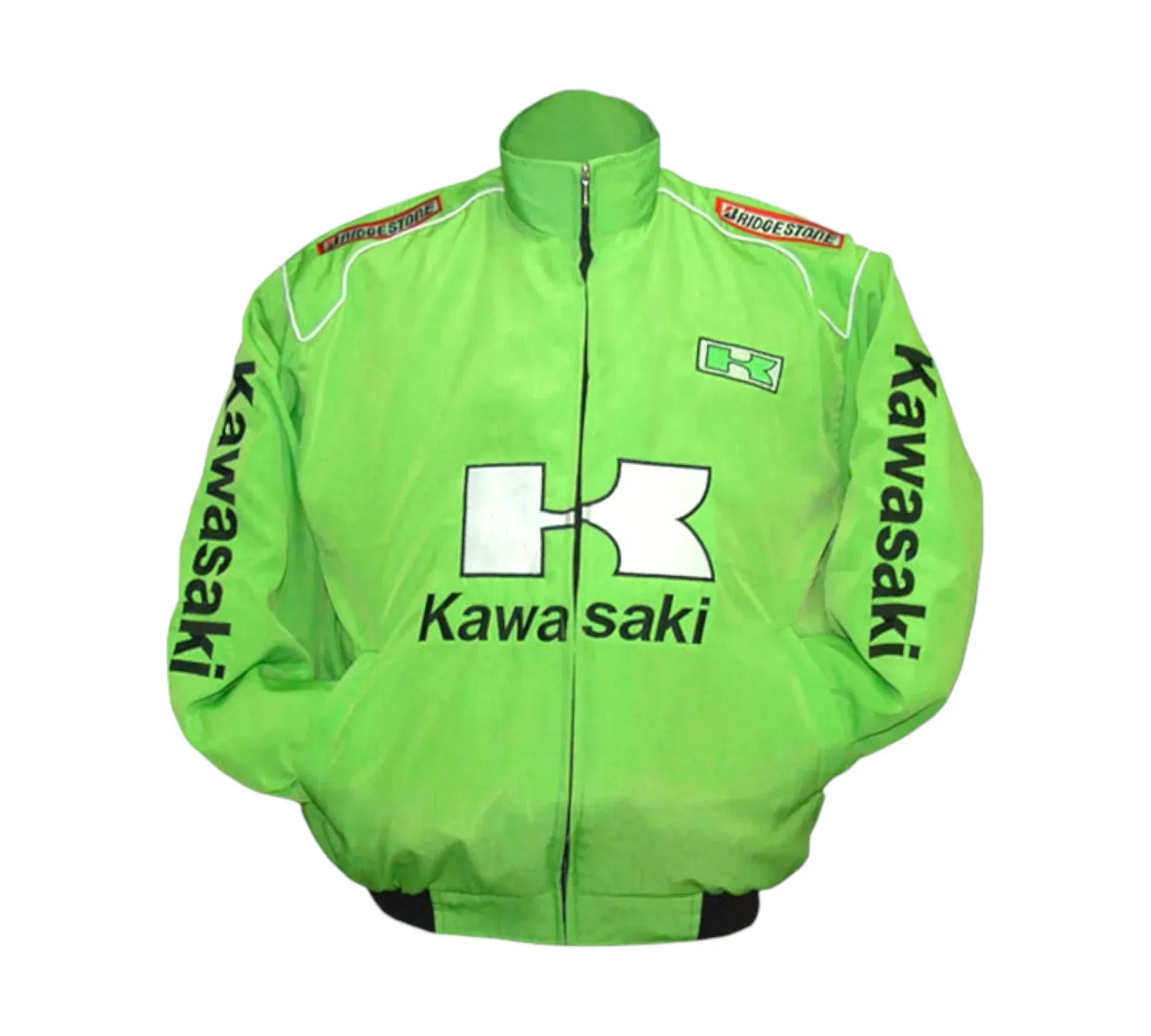 Kawasaki Racing Jacket Light Green | DASH RACEGEAR