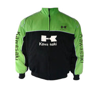 Kawasaki Racing Jacket Light Green Black | DASH RACEGEAR
