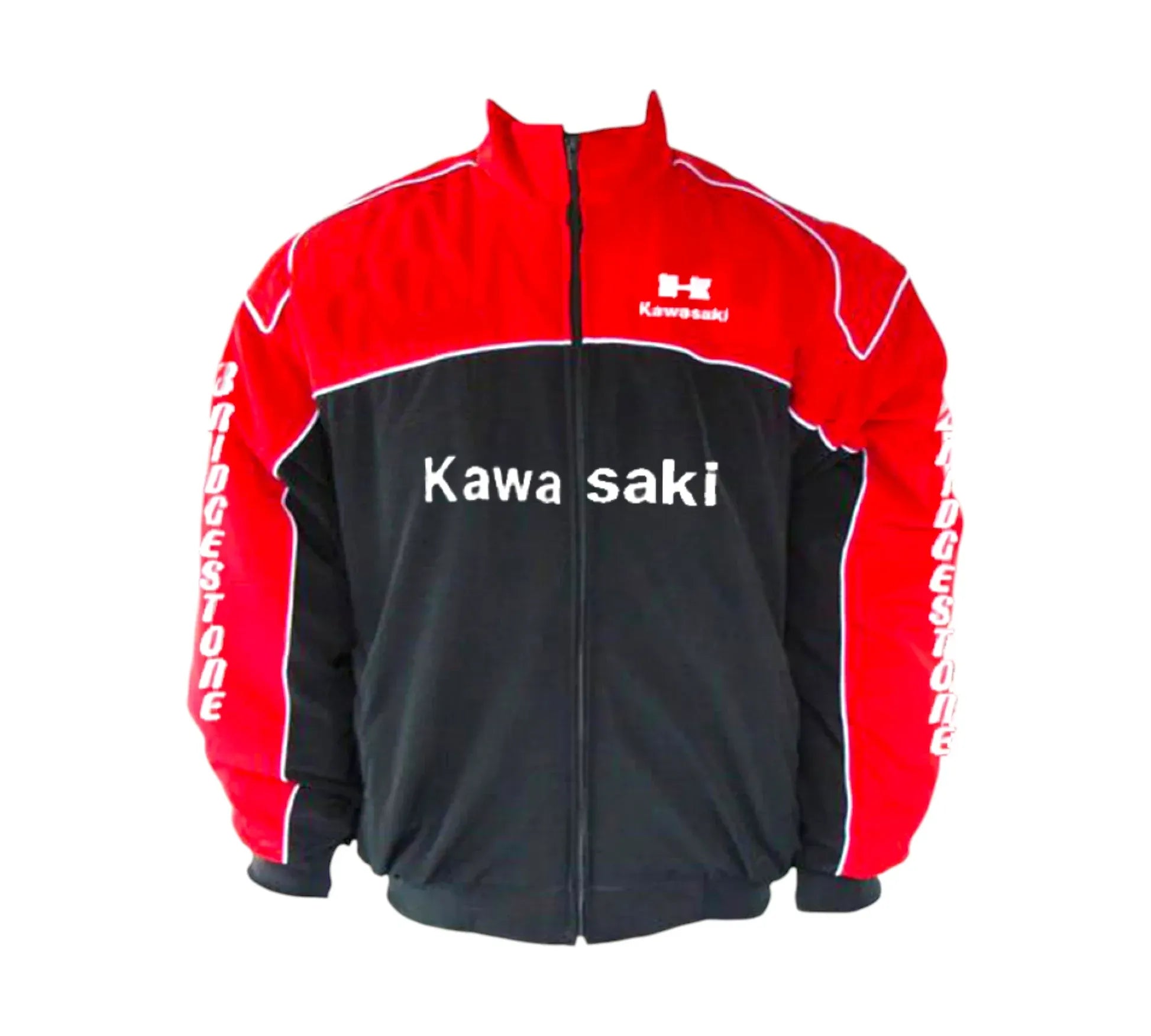 Kawasaki Racing Jacket Red Black | DASH RACEGEAR