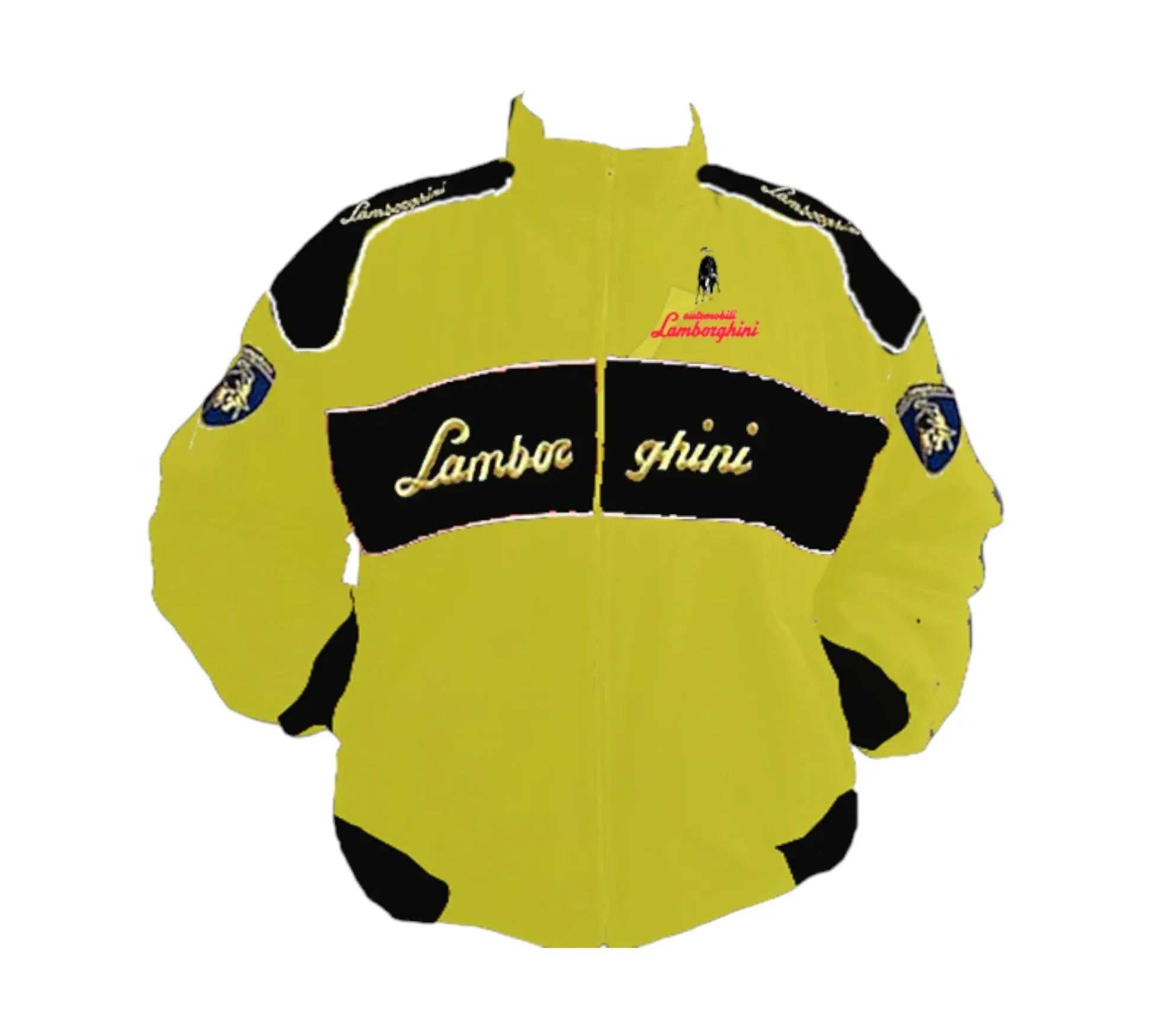 Lamborghini Racing Jacket Yellow Black | DASH RACEGEAR