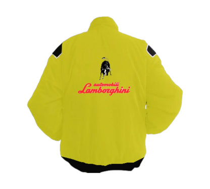 Lamborghini Racing Jacket Yellow Black | DASH RACEGEAR