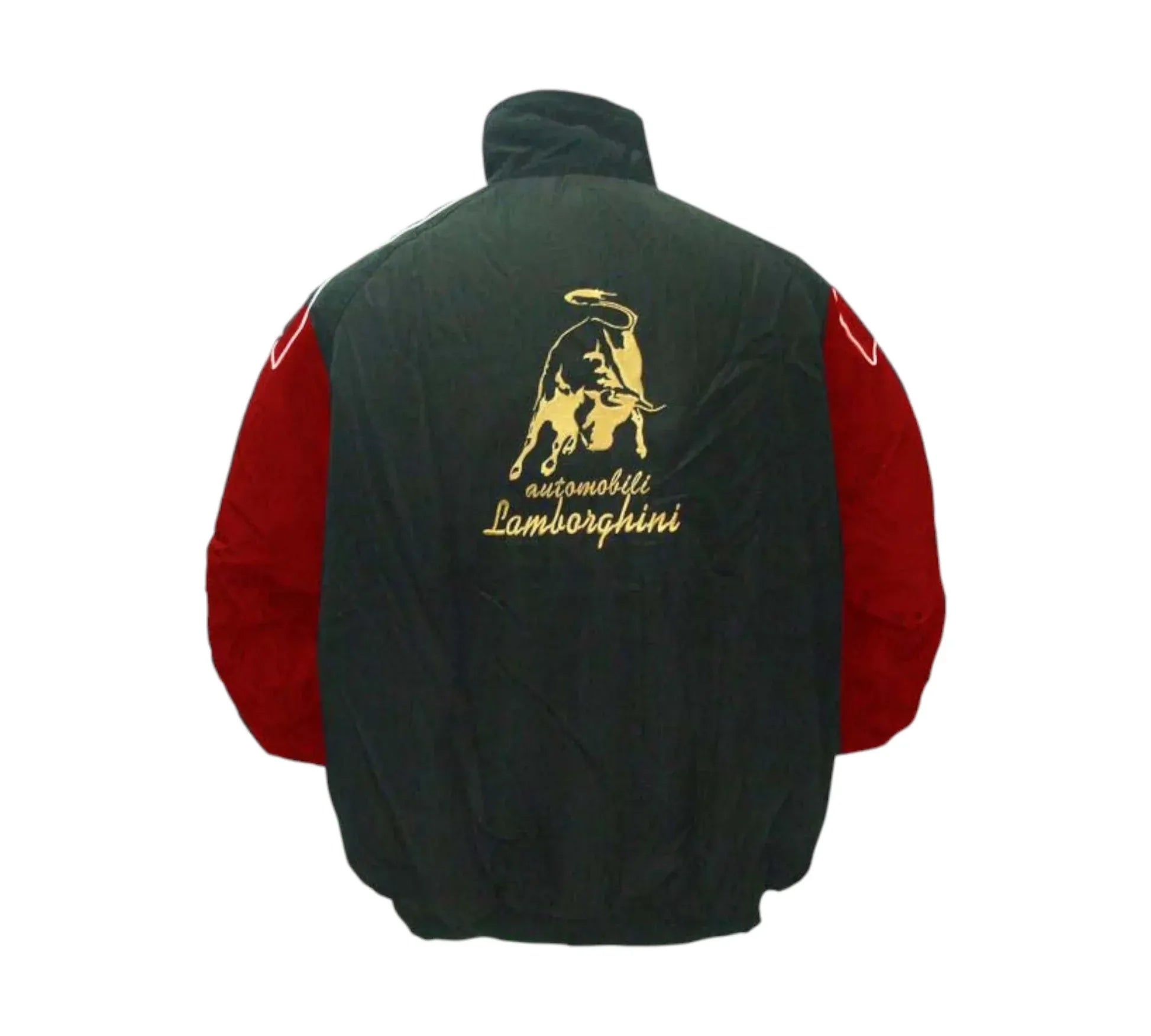 Lamborghini Inspired Vintage Racing Jacket Black Red | DASH RACEGEAR