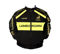 Lamborghini Racing Jacket Black Yellow | DASH RACEGEAR