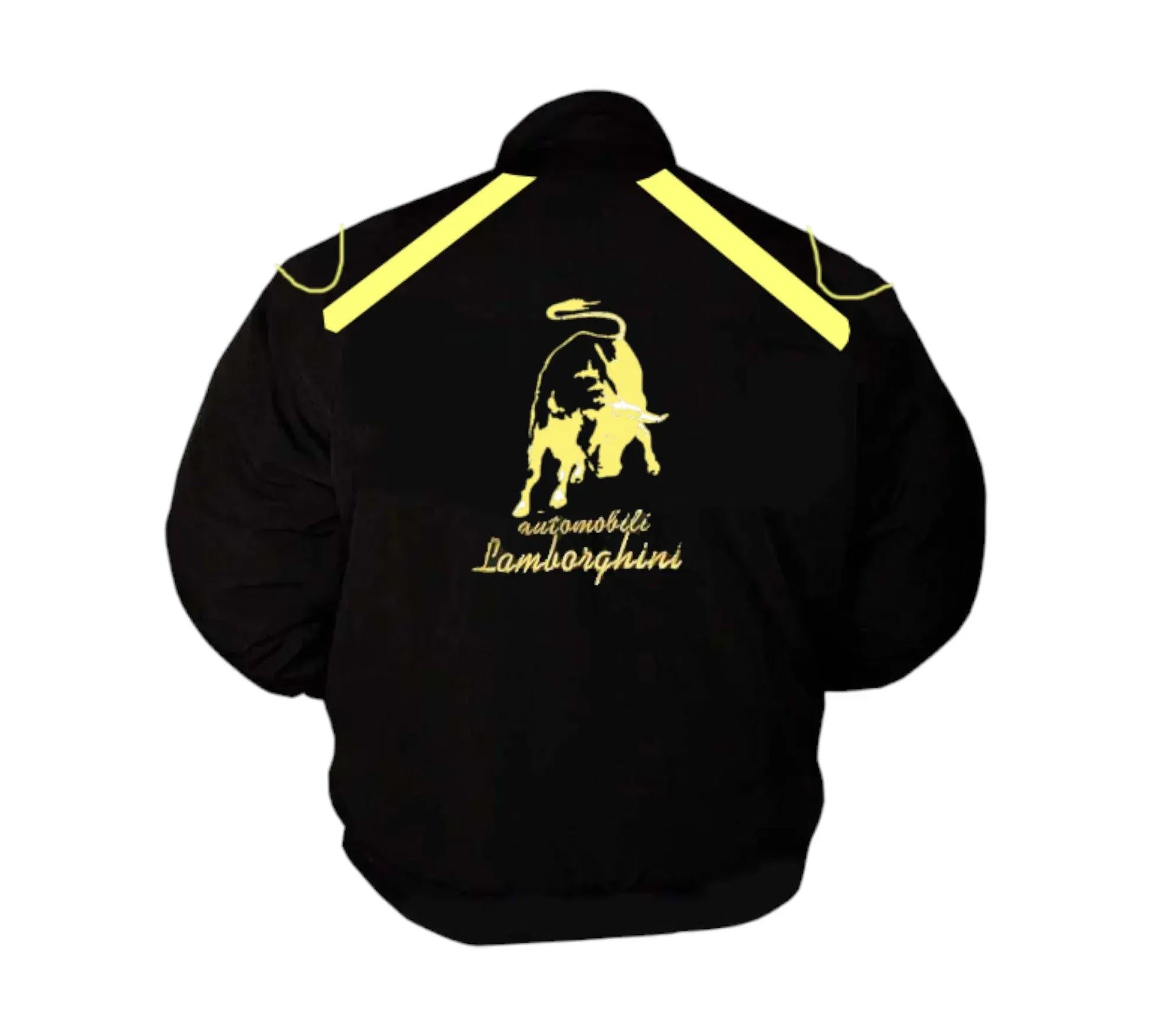Lamborghini Racing Jacket Black Yellow | DASH RACEGEAR