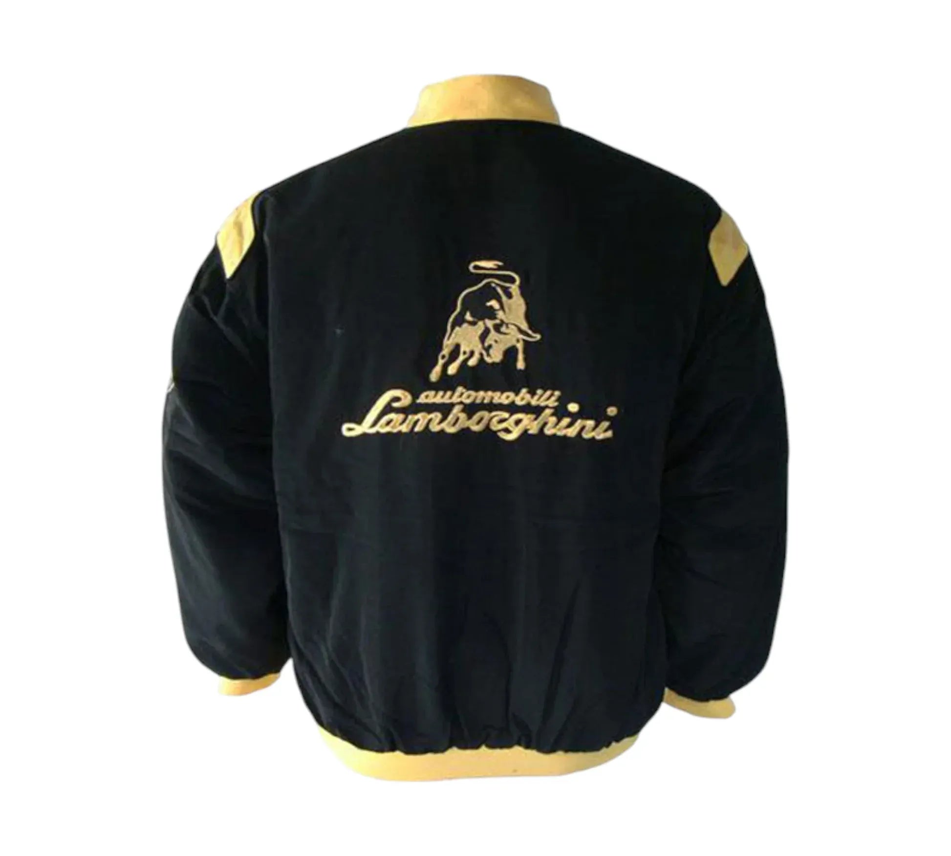 Lamborghini Racing Vintage Jacket | Black/Yellow | DASH RACEGEAR