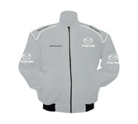 Mazda speed3 Vintage Racing Jacket Light Gray | DASH RACEGEAR