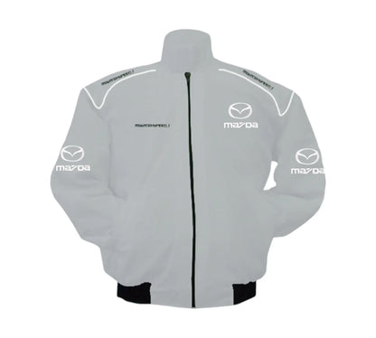 Mazda speed3 Vintage Racing Jacket Light Gray | DASH RACEGEAR