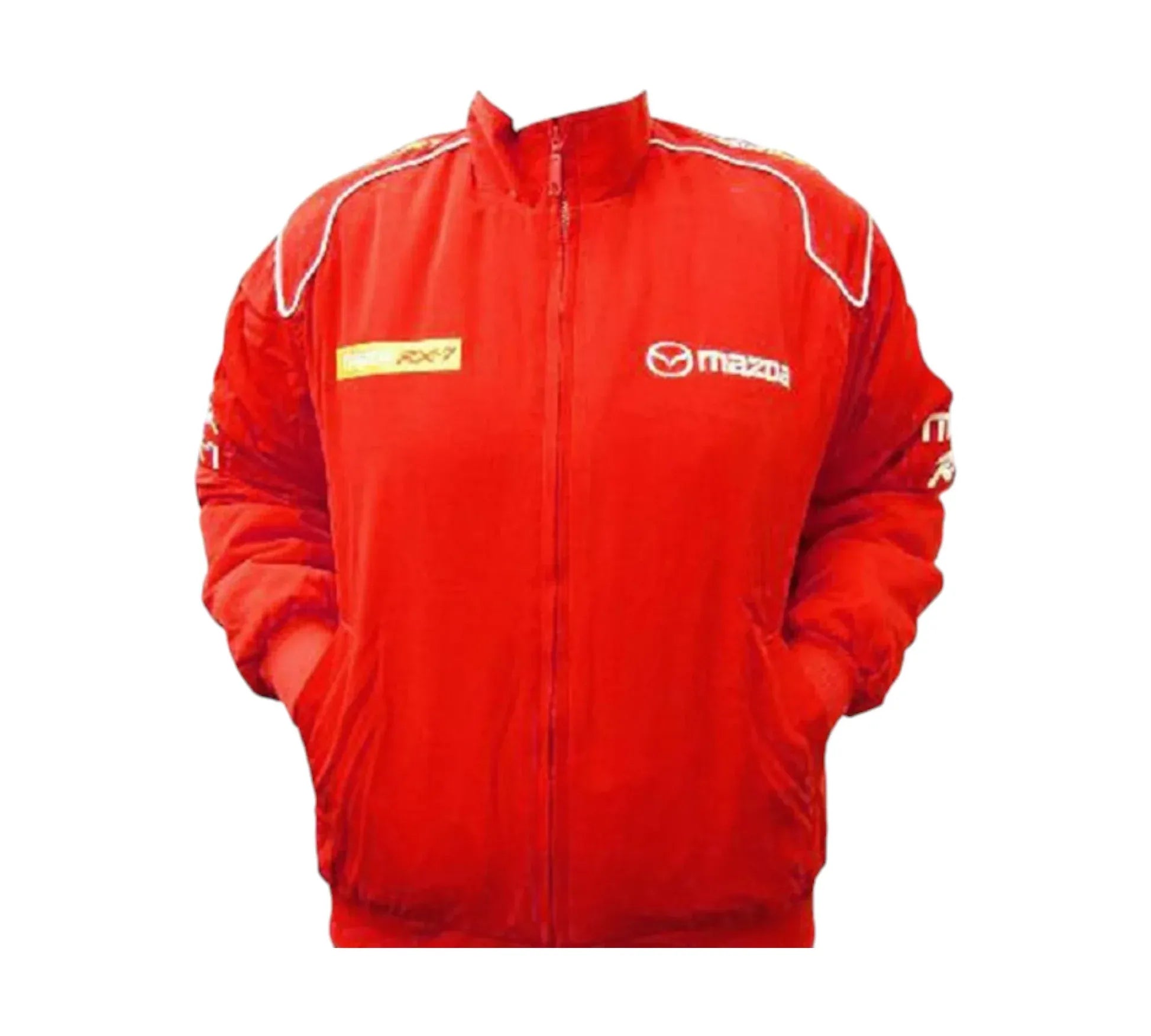 Mazda RX-7 Red Vintage Racing Performance Jacket | DASH RACEGEAR
