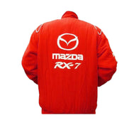 Mazda RX-7 Red Vintage Racing Performance Jacket | DASH RACEGEAR