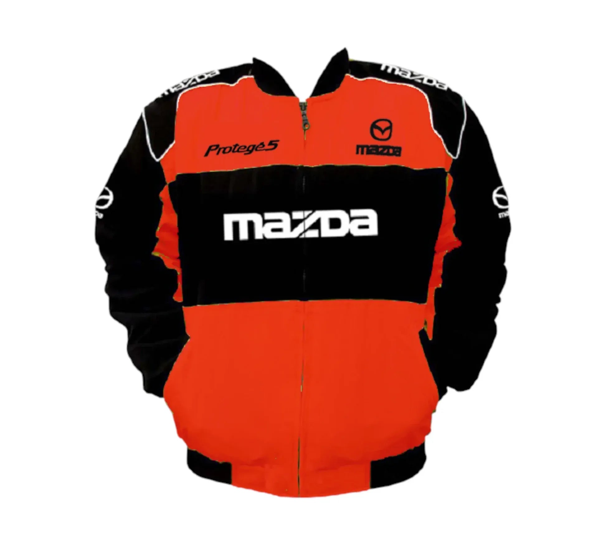 Mazda Protege5 Red Black Vintage Racing Performance Jacket | DASH RACEGEAR