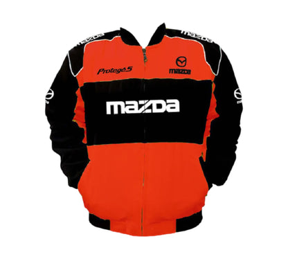 Mazda Protege5 Red Black Vintage Racing Performance Jacket | DASH RACEGEAR