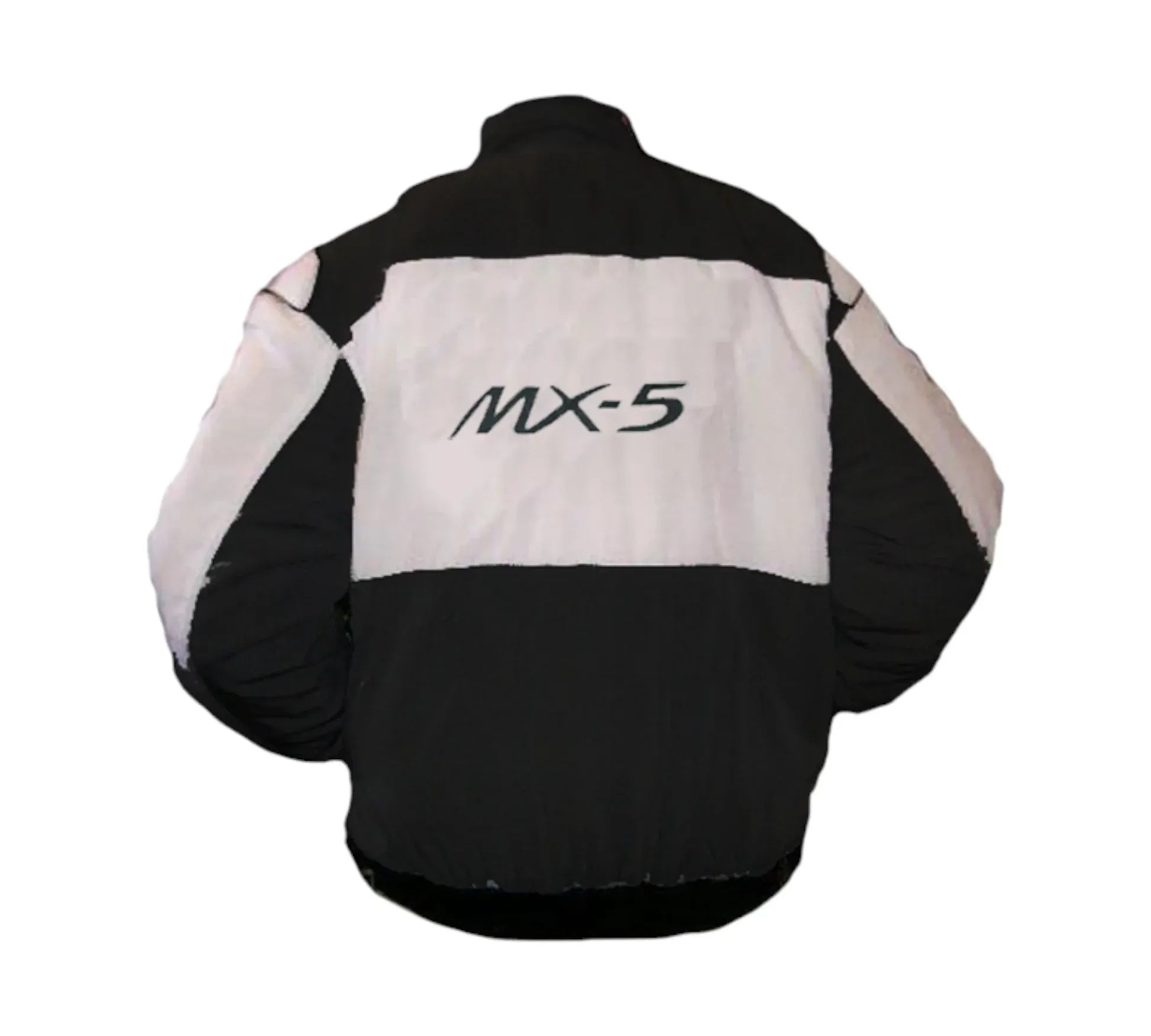 Mazda MX-5 Miata Black White Vintage Racing Performance Jacket | DASH RACEGEAR