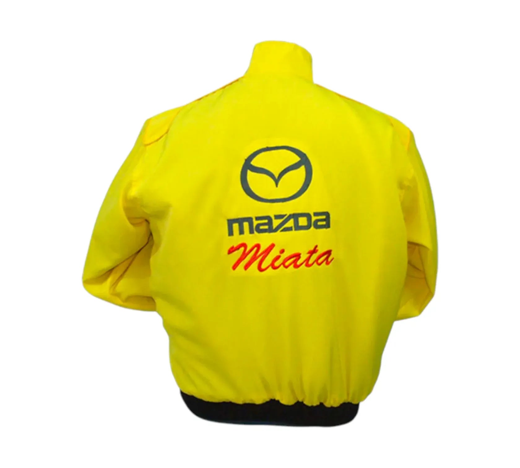 Mazda Miata Yellow Vintage Racing Performance Jacket | DASH RACEGEAR