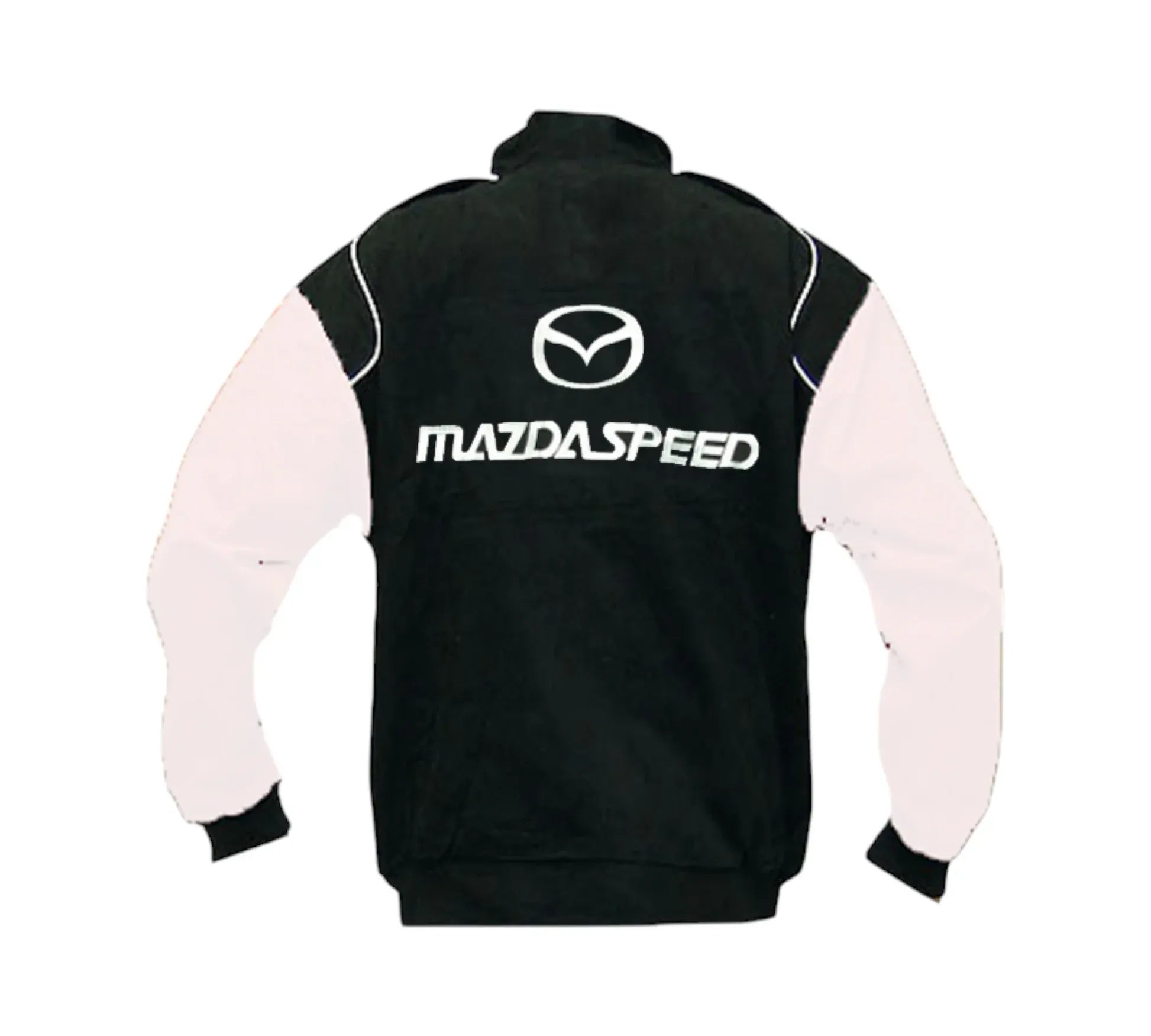 Mazda Mazdaspeed Black White Vintage Racing Jacket | DASH RACEGEAR