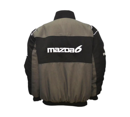 Mazda 6 Racing Vintage Jacket Black Dark Gray | DASH RACEGEAR