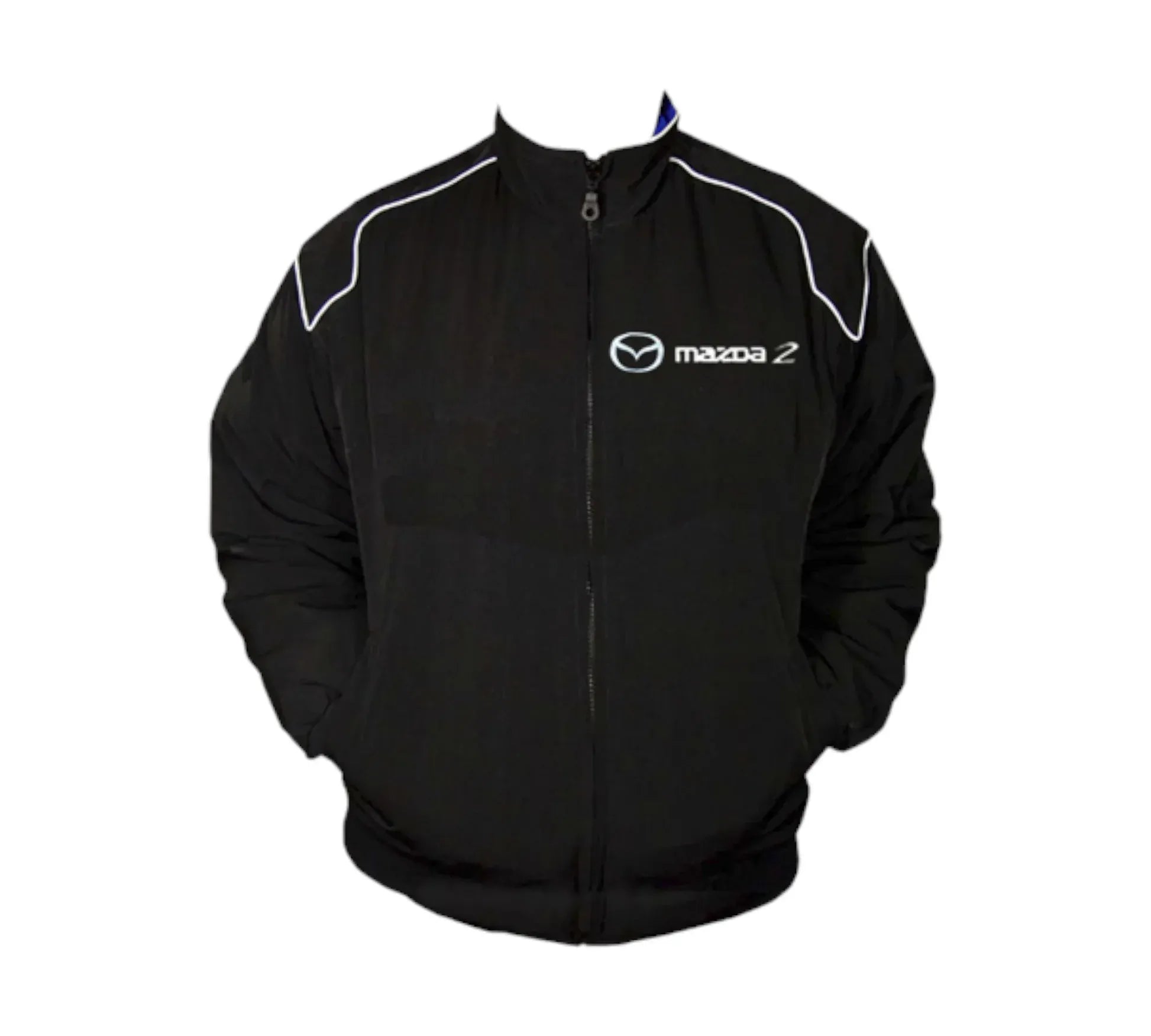 New Mazda 2 Racing Vintage Jacket Black Premium | DASH RACEGEAR