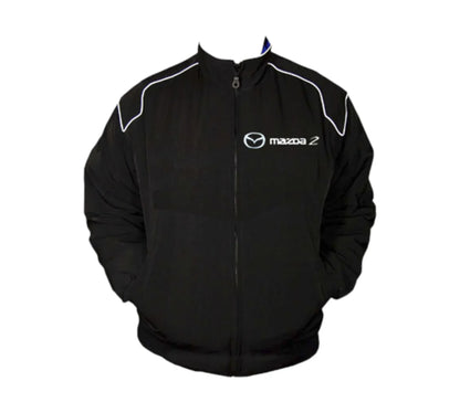 New Mazda 2 Racing Vintage Jacket Black Premium | DASH RACEGEAR