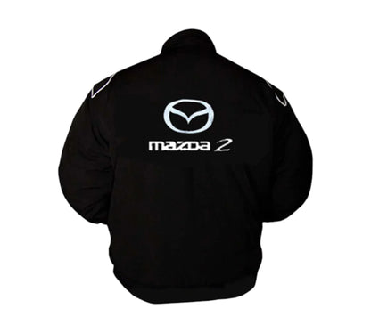 New Mazda 2 Racing Vintage Jacket Black Premium | DASH RACEGEAR