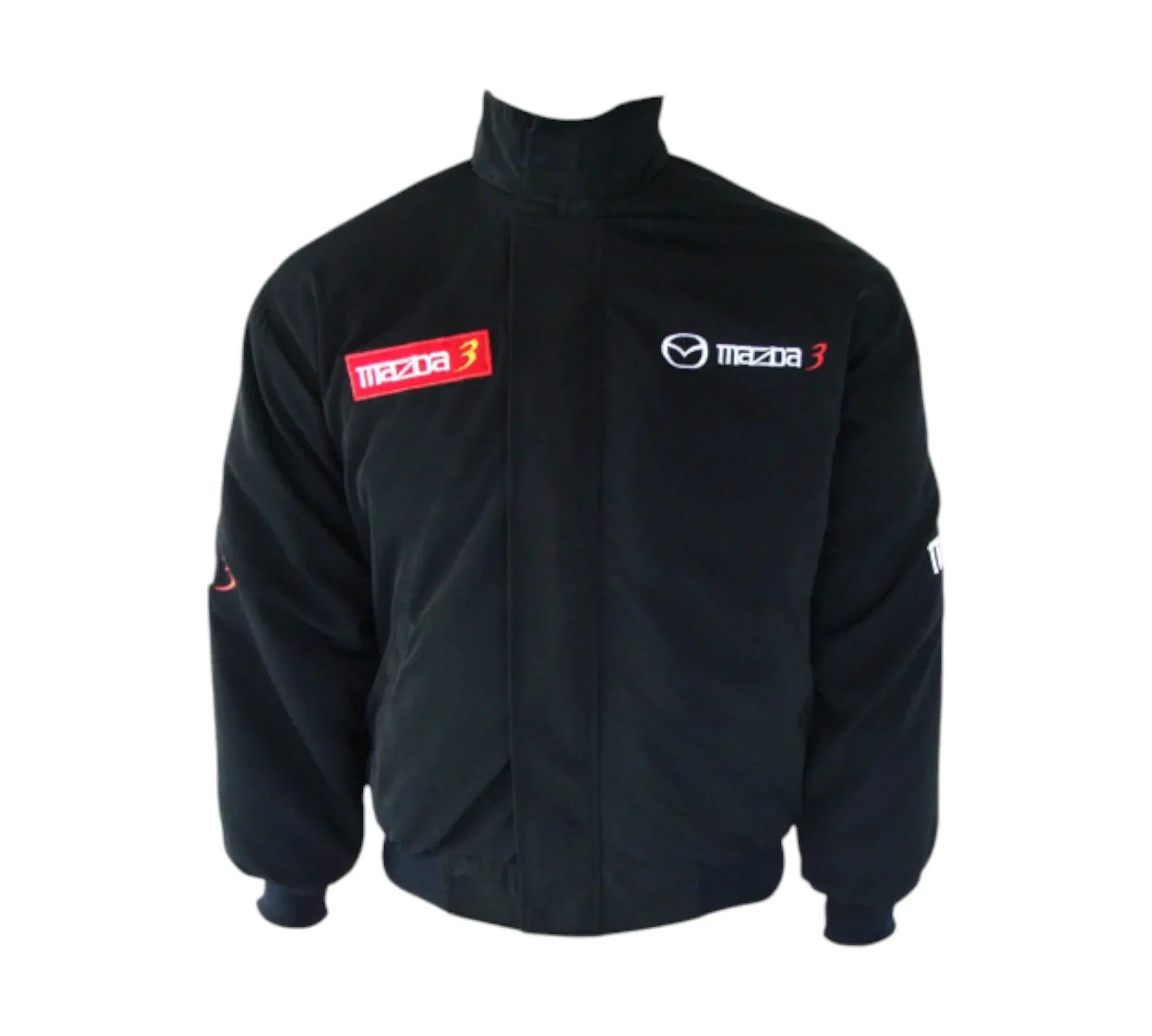 Mazda 3 Racing Vintage Jacket Black Premium | DASH RACEGEAR