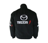 Mazda 3 Racing Vintage Jacket Black Premium | DASH RACEGEAR