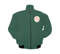 New MG Racing Vintage Jacket Dark Green Premium | DASH RACEGEAR