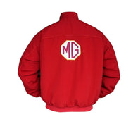 New MG Vintage Racing Jacket Red Premium | DASH RACEGEAR